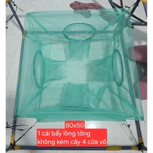 1:bẩy cá lòng tông 80 vuông sâu 50 (không kèm cây)4 miệng vô