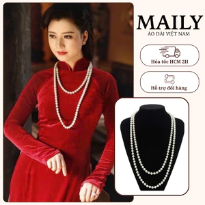 Vòng Cổ Ngọc Trai Nhân Tạo, Phụ Kiện Áo Dài Xinh - ÁO DÀI MAILY