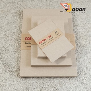 10 tờ carton 2 lớp, 3 lớp, làm bìa sổ tay, đóng gói sản phẩm, quà handmade, DIY++++