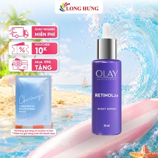 Tinh chất trẻ hóa da ban đêm Olay Regenerist Retinol 24 Night Serum (30ml)