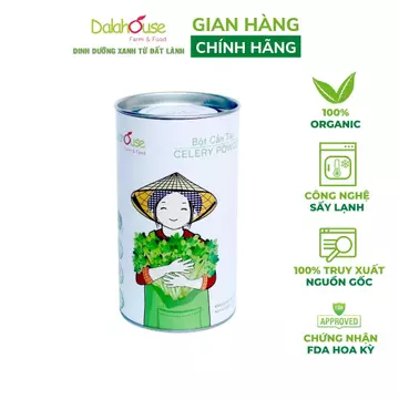 Bột cần tây nguyên chất Dalahouse hỗ trợ giảm cân, cao huyết áp hiệu quả hộp 120gr