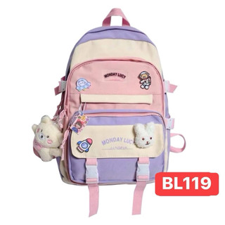 [Hami] Balo Học Sinh Ulzzang Đi Học Đi Chơi Hàn Quốc BL119