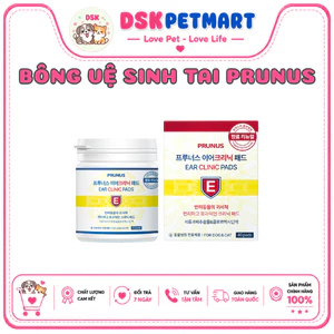 Bông Vệ Sinh Tai, Mắt Cho Chó Mèo - Prunus Ear Clinic Pads 40pcs