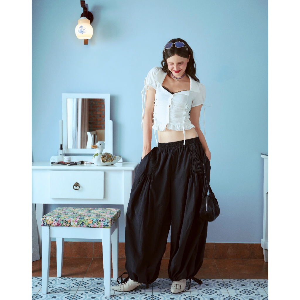 Soleil Top - Remmus | Áo cổ vuông dây đan chỉnh eo kiểu corset - BST SUMMER SLUMBER