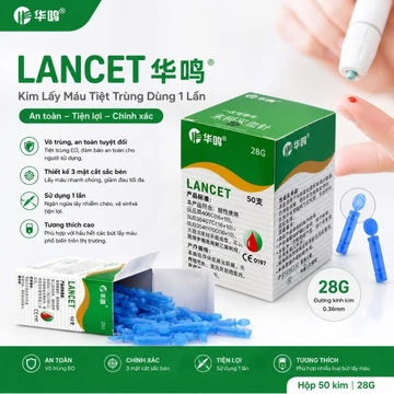 Hộp 50 kim thay thế lễ giác hơi đông y,kim lấy máu tiểu đường