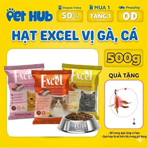 Hạt Excel Cho Mèo Mọi Lứa Tuổi, Chăm Sóc Toàn Diện Cho Mèo Túi 500g