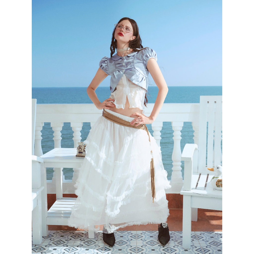 Rio Set | Lụa ánh nhung - Set 2 áo rời phối layer hack eo tay bồng- BST SUMMER SLUMBER