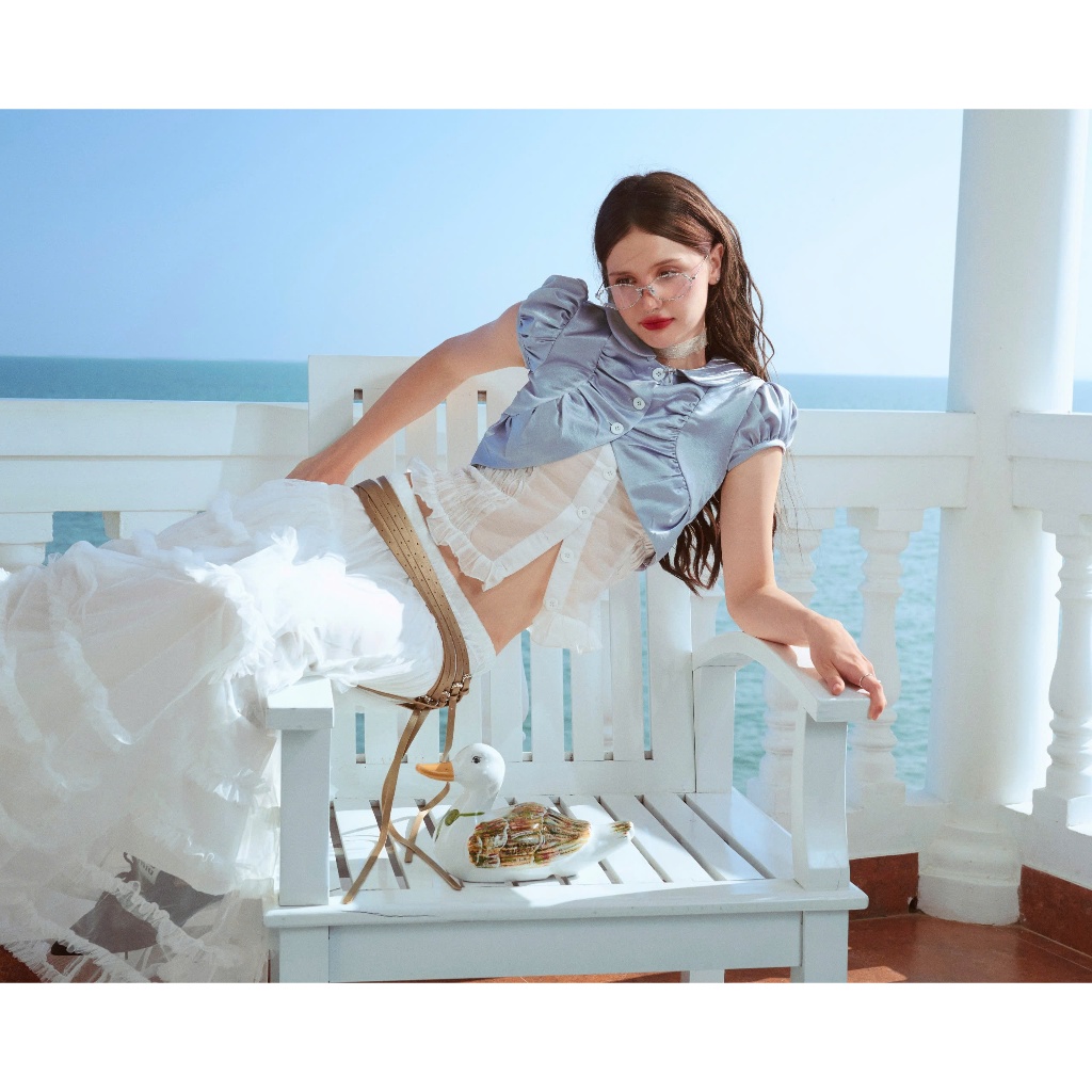 Rio Set | Lụa ánh nhung - Set 2 áo rời phối layer hack eo tay bồng- BST SUMMER SLUMBER