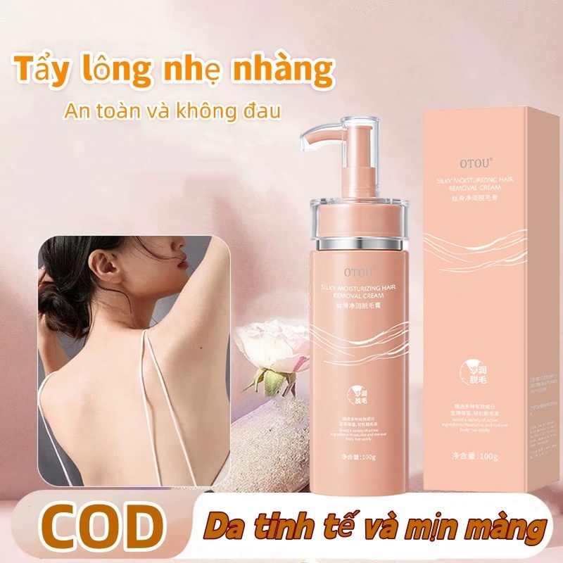 [MUA 2 GIẢM 51%] Kem Tẩy Lông OTOU Tẩy Lông Vùng Kín, Nách, Tay, Chân Nhanh Chóng Triệt Lông An Toàn Không Đau