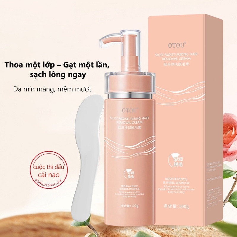 [MUA 2 GIẢM 51%] Kem Tẩy Lông OTOU Tẩy Lông Vùng Kín, Nách, Tay, Chân Nhanh Chóng Triệt Lông An Toàn Không Đau