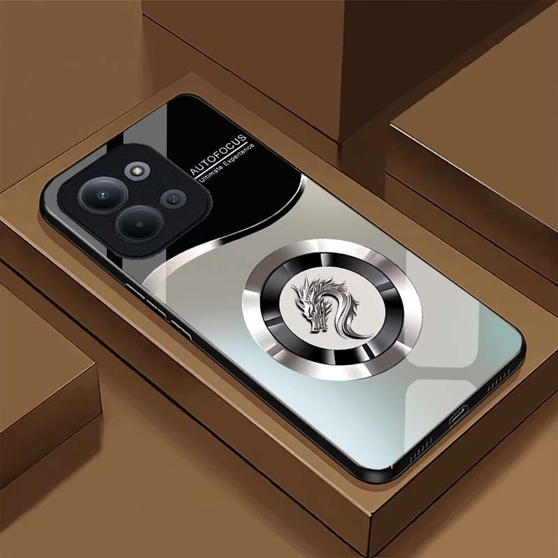 Ốp Lưng Cho XIAOMI REDMI 15C 4G – Rồng Focus – Mặt lưng kính cường lực, Sang Trọng, Chống Trầy, Bảo Vệ Toàn Diện