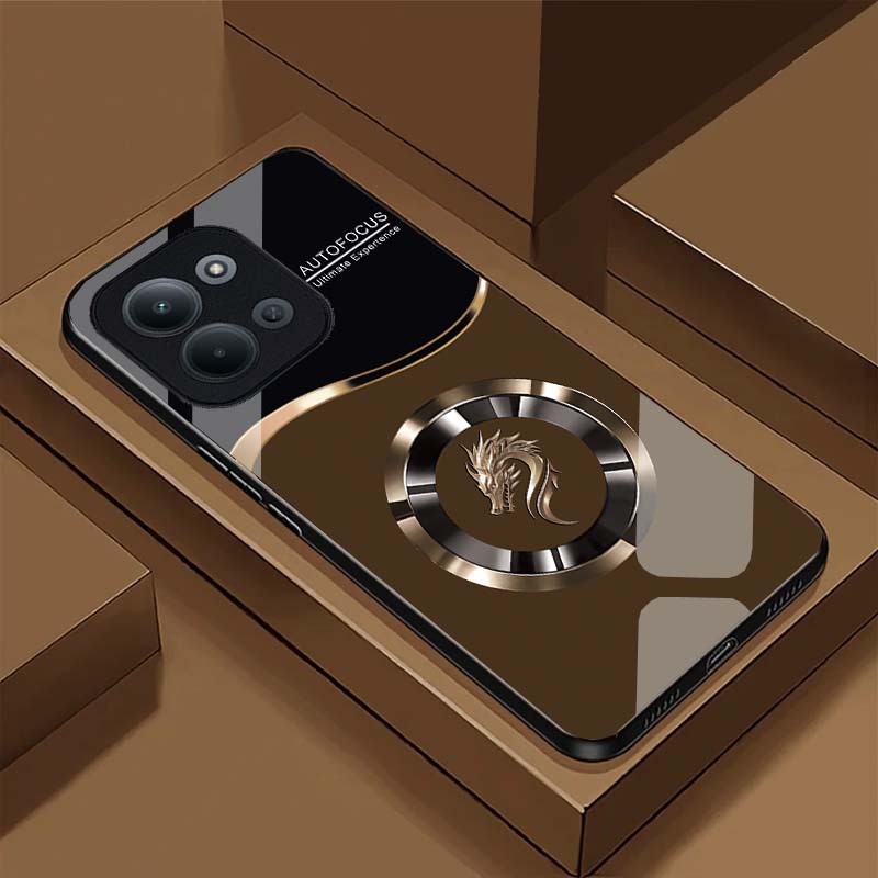 Ốp Lưng Cho XIAOMI REDMI 15C 4G – Rồng Focus – Mặt lưng kính cường lực, Sang Trọng, Chống Trầy, Bảo Vệ Toàn Diện