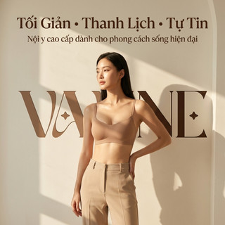 Áo lót su tàng hình VANVENE AL158, áo ngực nữ không gọng, đệm mỏng, không viền chống xệ tạo phom ngực