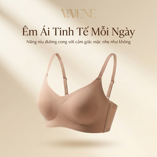Áo lót su tàng hình VANVENE AL158, áo ngực nữ không gọng, đệm mỏng, không viền chống xệ tạo phom ngực