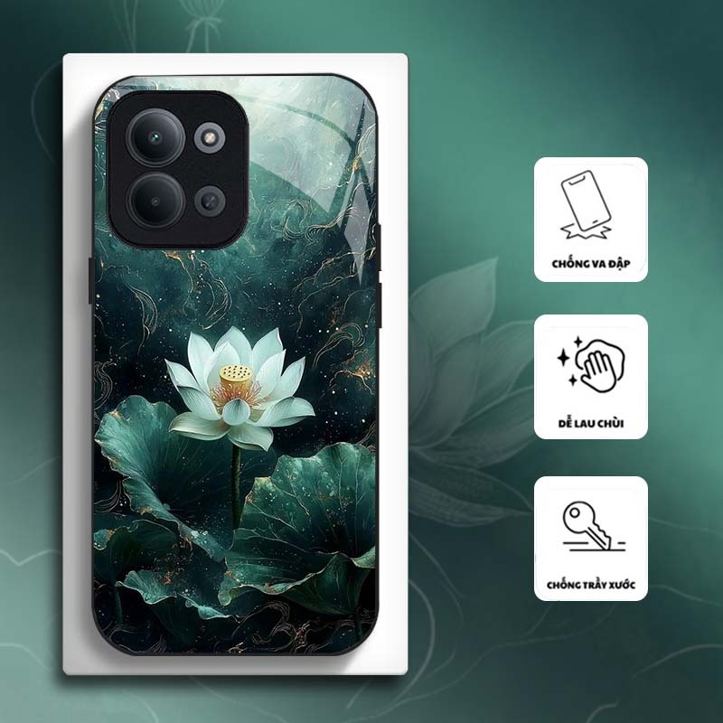 Ốp Lưng cho XIAOMI REDMI 15C 4G Hoa Sen Nghệ Thuật – Thiết Kế Sang Trọng, Chống Trầy Xước Cao Cấp