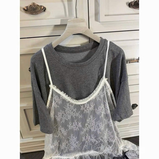 [Sẵn Hàng]•𝙆𝙞𝙣𝙜𝙨𝙝𝙤𝙥𝙗𝙚𝙖𝙪𝙩𝙮•Áo Phông Phối Yếm Ren So Hot QC