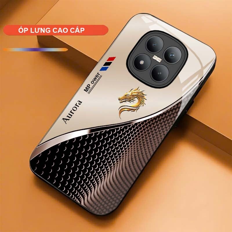 Ốp Lưng Cho XIAOMI REDMI NOTE 15/ NOTE 15 PRO Cao Cấp – Thiết Kế Rồng Vàng May Mắn, Sang Trọng, Chống Trầy, Bền Đẹp