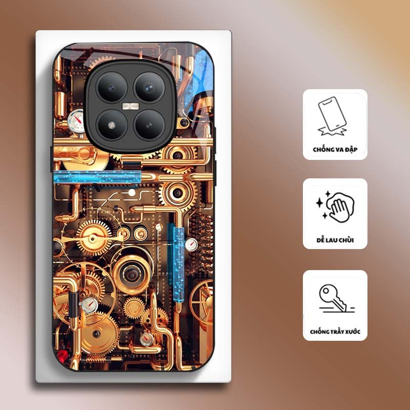 Ốp Lưng Cho XIAOMI REDMI NOTE 15/ NOTE 15 PRO – Hoạ tiết Hình Học – Cao cấp, chống trầy, thời trang