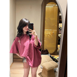 •𝙆𝙞𝙣𝙜𝙨𝙝𝙤𝙥𝙗𝙚𝙖𝙪𝙩𝙮•Áo Phông Hồng Sen Kitty QC