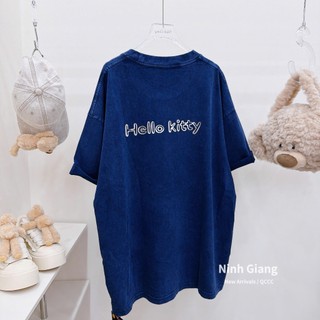 Áo Thun Nữ Kitty Họa Tiết Form Rộng QCCC Cao Cấp