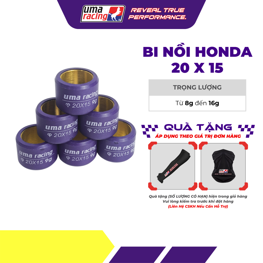 Bi Nồi UMA Racing V3 Dành Cho Xe Tay Ga Honda – Phụ Tùng Thay Thế, Cải Thiện Vận Hành