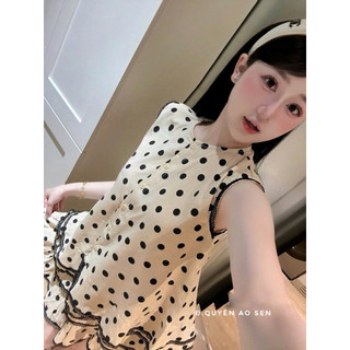 SET ÁO BA LỖ KHUY MIX CHÂN VÁY TẦNG VIỀN REN HOT HIT
