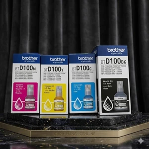 Mực in Brother BTD100BK BTD100C BTD100M BTD100Y cho máy DCP-T230 T430W T530DW T730DW T830DW MFC-T930DW - Chính Hãng