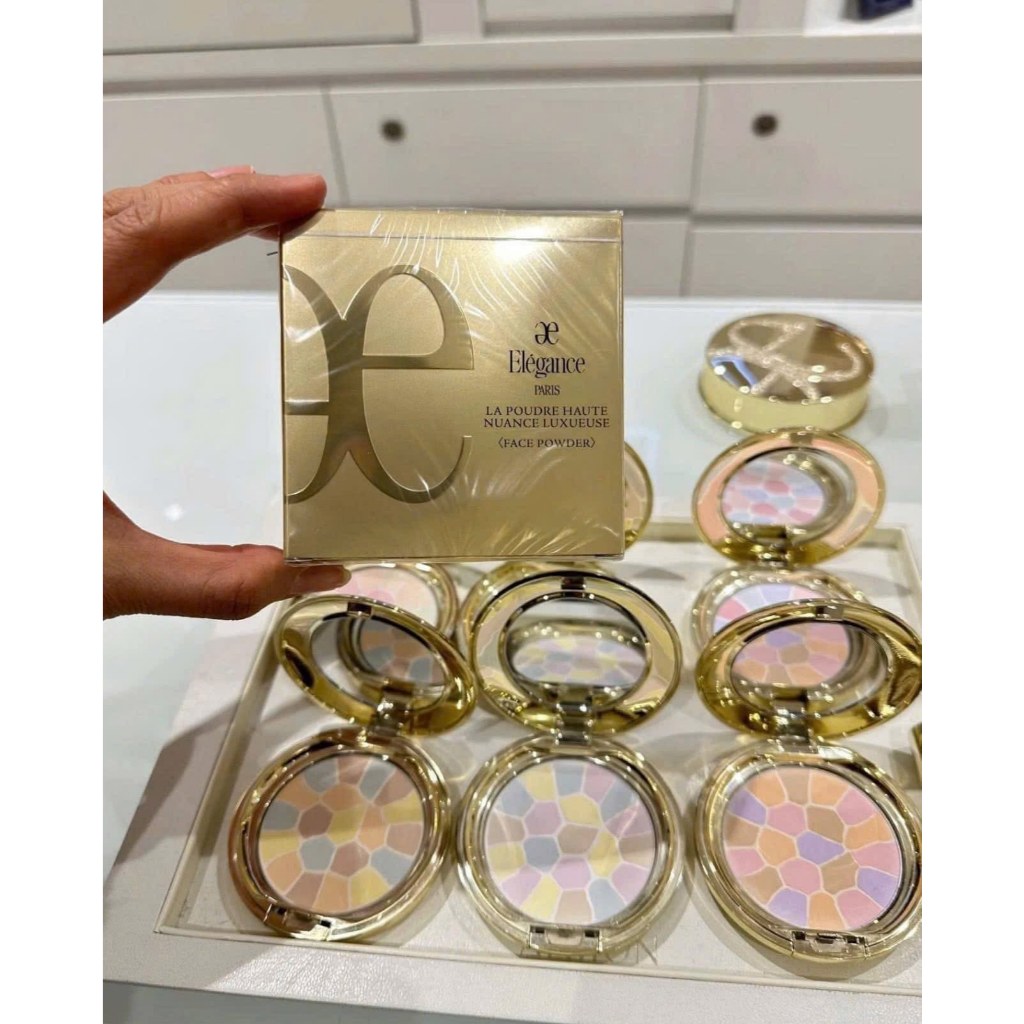 ELEGANCE) Phấn Phủ Elegance La Poudre Haute Nuance Face Powder màu