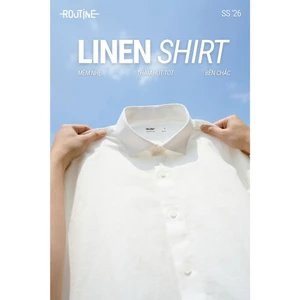 Áo Sơ Mi Linen Cotton Tay Dài Form Regular - Routine 10F24SHL048