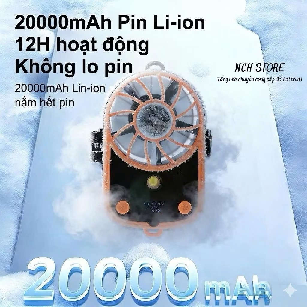 Quạt Đeo Thắt Lưng YLD-F23 Sò Lạnh