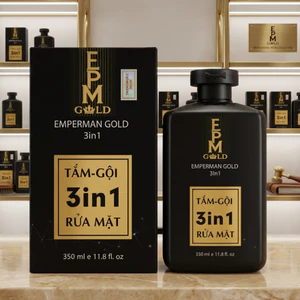 Sữa Tắm Gội Rửa Mặt 3in1 Hương Nước Hoa Dành Cho Nam Emperman Gold 350ml