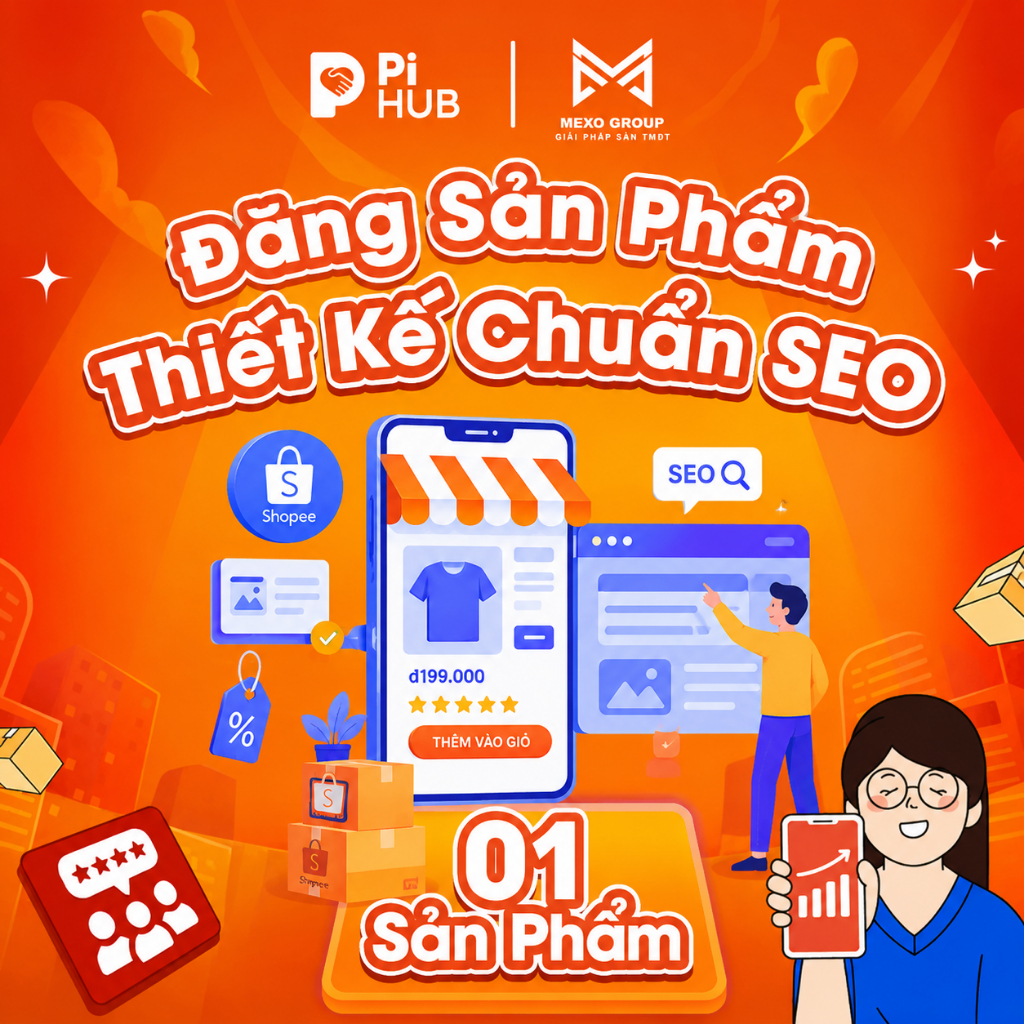 Dịch Vụ Đăng 1 Sản Phẩm & Thiết Kế Chuẩn SEO Shopee – Hiển Thị Tự Nhiên & Tăng Tỷ Lệ Chốt Đơn | Mexo Group