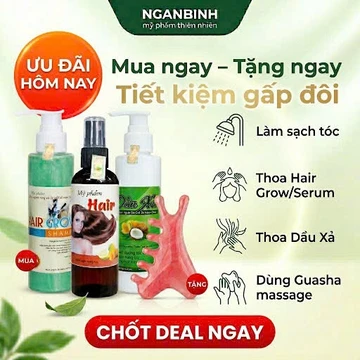 Tinh dầu bưởi, Dầu gội bưởi, dầu xả sữa dừa chính hàng công ty mỹ phẩm Ngân Bình ( Có tem điện tử ) .