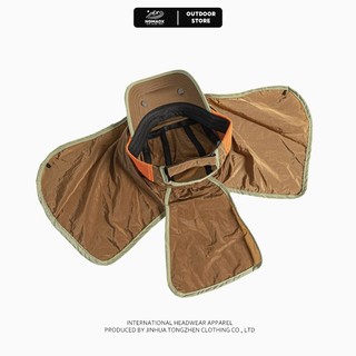 Mũ nón chạy bộ trail running leo núi che cổ có thể tháo rời thoáng khí nhanh khô chống nắng UV UPF 50+