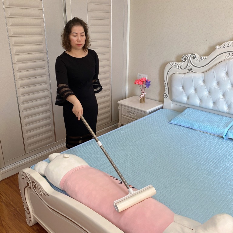Combo-Cây lăn bụi quần áo 10cm 16cm 24cm lõi giấy lăn bụi làm sạch ga giường sofa lông chó mèo】