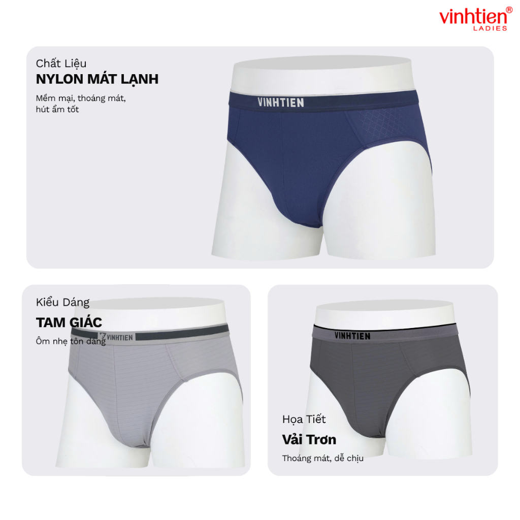 Quần Lót Tam Giác Nam Vĩnh Tiến 75 - Nhiều Màu