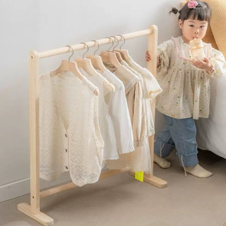 Sào móc giá treo kệ để quần áo phụ kiện montessori cho bé chó mèo thú cưng,