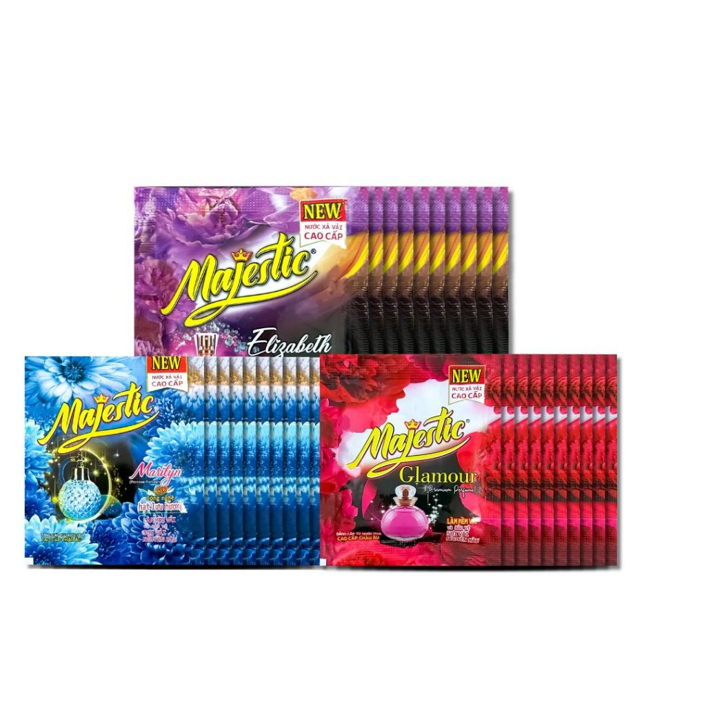 Combo 30 gói xả vải Majestic 20gr