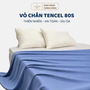 Vỏ chăn Tencel 80S Lasante kích thước 2mx2m3 mềm mịn, thoáng mát, chất liệu thiên nhiên