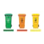 Thùng Rác Nhựa HDPE Cao Cấp Thùng Rác Gia Đình, Công Nghiệp Bền Đẹp 60L 120L 240L Chính Hãng