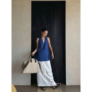 𝗡𝗶𝗺𝗮 𝗟𝗶𝗻𝗲𝗻 - |LY LINEN | Áo Linen cổ yếm xẻ tà