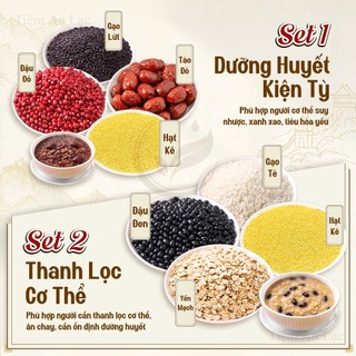 Cháo dưỡng sinh 7 vị, bổ tỳ vị, ấm bụng, dễ tiêu, dưỡng nhan, nhuận sắc, giữ dáng