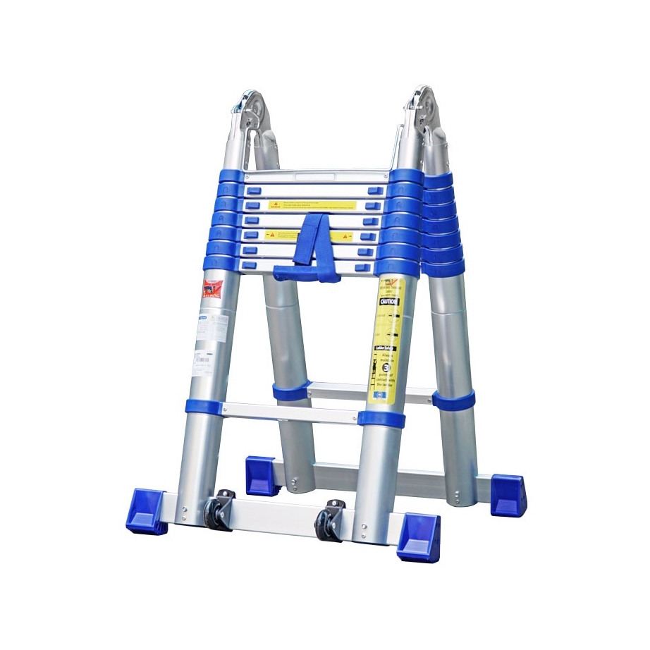 Thang nhôm rút đôi DIY TL-AI-50S chiều cao sử dụng tối đa chữ A 2.4m chữ I 5.0m - Hàng chính hãng - bảo hành 18 tháng
