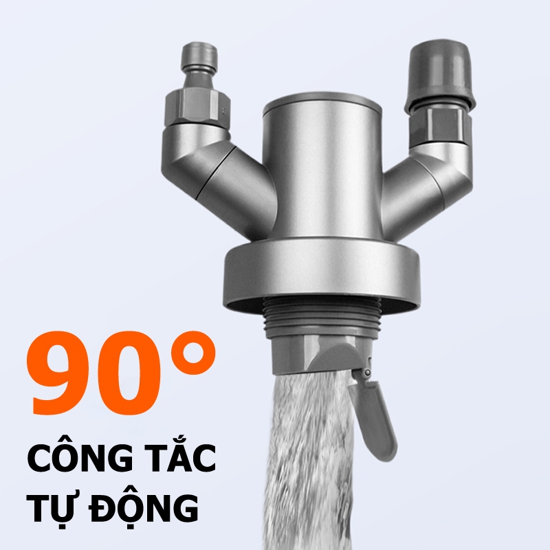 Đầu Nối Thoát Nước 3 Đường Cao Cấp - Chống Trào Ngược & Ngăn Mùi Tuyệt Đối Cho Máy Giặt & Máy Rửa Bát - Phi 50/75mm
