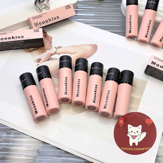 [MOOEKISS] Son Kem Bùn Mooekiss Nhung Mờ Vỏ Hồng Đen Velvet Lip Mud Mịn Môi, 2g