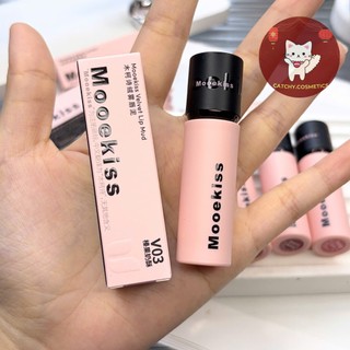 [MOOEKISS] Son Kem Bùn Mooekiss Nhung Mờ Vỏ Hồng Đen Velvet Lip Mud Mịn Môi, 2g