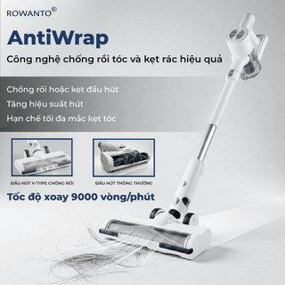 Máy hút bụi gia đình Rowanto VS6 Không Dây Thiết Kế Nhỏ Gọn Tiện Lợi Vừa Hút Vừa Lau