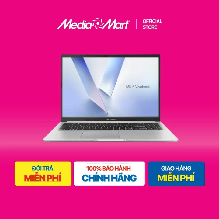 [ Mediamart Mall ] Laptop ASUS Vivobook M1502NAQ-BQ021W /R5-150/16GD5/512GSSD/15.6FHD/3C42WHrs/W11SL/2Y/BẠC