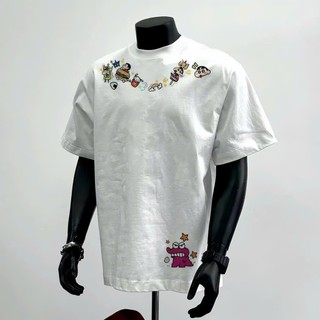 Áo Phông Hè Cổ Tròn Phối Hình  Cậu Bé Shin Hoạt Hình Trước Ngực Sành Điệu, Chất Liệu Cotton Khô Mềm Mịn Thấm Hút Mồ Hôi