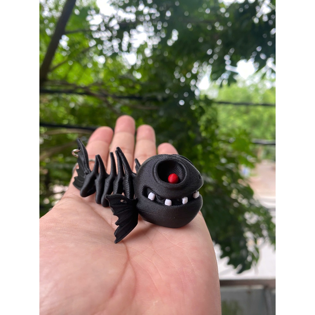 Móc Khóa Xương Cá Cute 3D, Phụ Kiện Treo Chìa Khóa Balo Túi Xách, Quà Tặng Độc Lạ Cá Tính